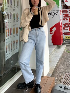 「ESPRIT（エスプリ）のアイテム（ブーツ）」を使った、jasmineさん（レディース・170cm）の秋コーディネート