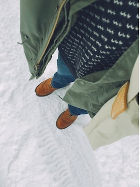 「tricker's」｜「アイテム（モッズコート）」を使った、隼さん（メンズ・171cm）の冬コーディネート