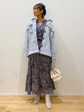 「SENSE OF PLACE by URBAN RESEARCH（センスオブプレイスバイアーバンリサーチ）のアイテム（ブーツ）」を使った、oukaさん（レディース・158cm）の秋コーディネート