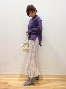 「SENSE OF PLACE by URBAN RESEARCH（センスオブプレイスバイアーバンリサーチ）のアイテム（ブーツ）」を使った、oukaさん（レディース・158cm）の秋コーディネート