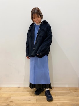 oukaさん（レディース・158cm）の冬コーディネート