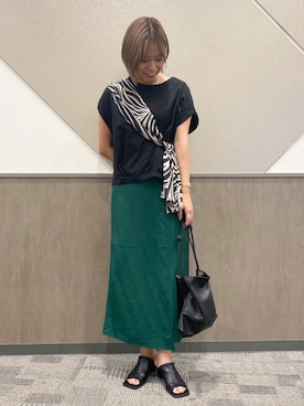 「SENSE OF PLACE by URBAN RESEARCH（センスオブプレイスバイアーバンリサーチ）のアイテム（財布/小物）」を使った、oukaさん（レディース・158cm）の春コーディネート
