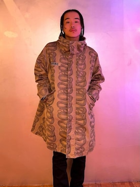 「みりたりー」｜「アイテム（その他アウター）」を使った、Isshinさん（メンズ・165cm）の冬コーディネート