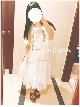 粉红碎花小熊猫さんのコーディネート