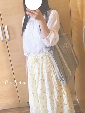 粉红碎花小熊猫さんのコーディネート