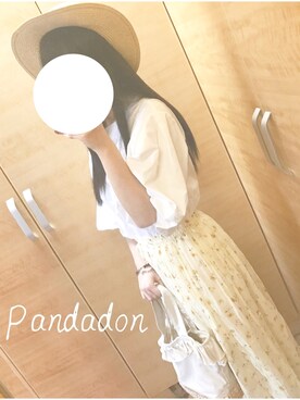 粉红碎花小熊猫さんのコーディネート