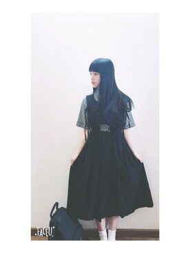 粉红碎花小熊猫さんのコーディネート