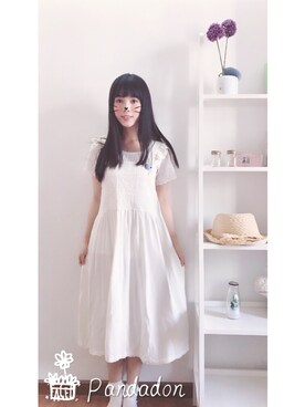 粉红碎花小熊猫さんのコーディネート