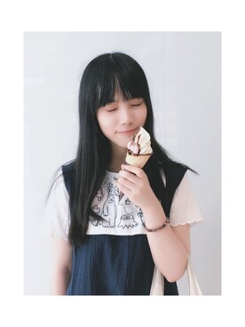 粉红碎花小熊猫さんのコーディネート