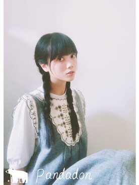 粉红碎花小熊猫さんのコーディネート