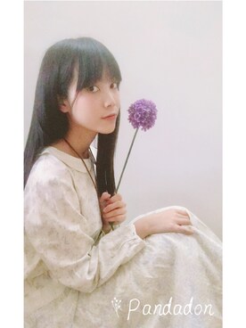 粉红碎花小熊猫さんのコーディネート