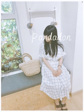 粉红碎花小熊猫さんのコーディネート