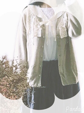 粉红碎花小熊猫さんのコーディネート