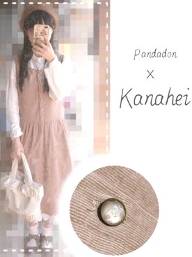 粉红碎花小熊猫さんのコーディネート