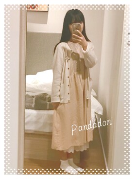 粉红碎花小熊猫さんのコーディネート