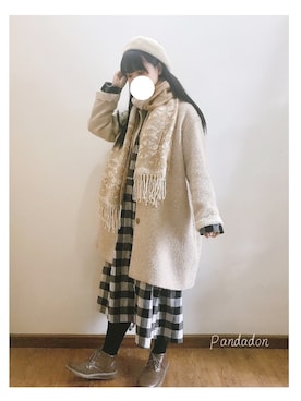 粉红碎花小熊猫さんのコーディネート