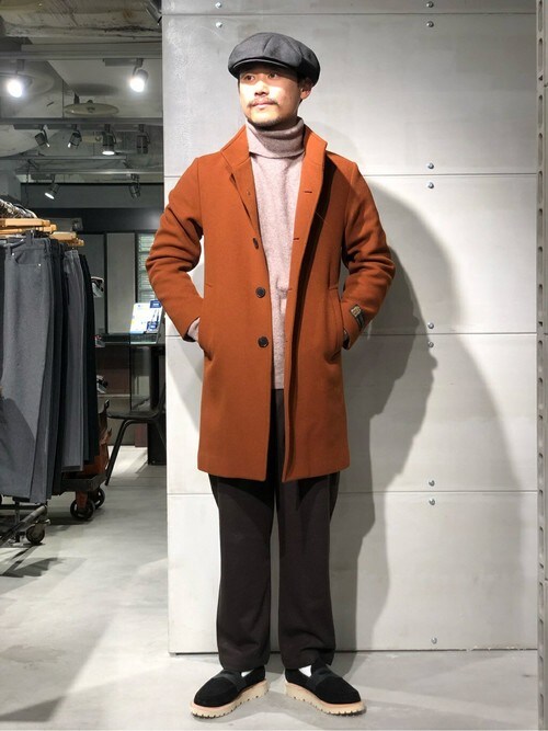 Journal Standard 表参道ジャーナルスタンダード メンズさんのチェスターコートを使ったコーディネート Zozotown