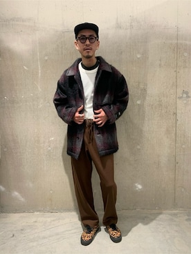 「Journal Standard TRISECT（トライセクト）のアイテム（ジャケット/アウター）」を使った、ジャーナルスタンダード メンズさん（メンズ・173cm）の冬コーディネート