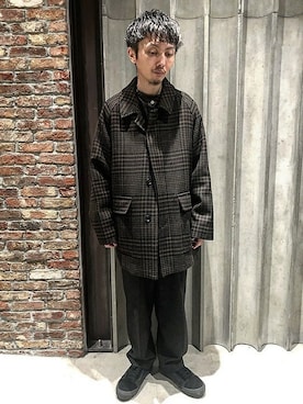 「Journal Standard TRISECT（トライセクト）のアイテム（その他アウター）」を使った、ジャーナルスタンダード メンズさん（メンズ・173cm）の冬コーディネート