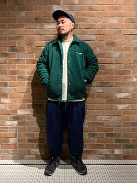 「Champion（チャンピオン）のアイテム（ブルゾン）」を使った、ジャーナルスタンダード メンズさん（メンズ・173cm）の冬コーディネート