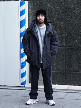 「Journal Standard TRISECT（トライセクト）のアイテム（パンツ）」を使った、ジャーナルスタンダード メンズさん（メンズ・173cm）の冬コーディネート