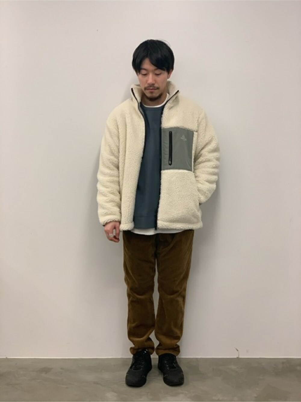 90s nautica crazy pattern reversible jkt | 古着屋 grin days