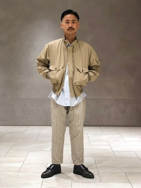 「COWDEN（カウデン）のアイテム」を使った、ジャーナルスタンダード メンズさん（メンズ・173cm）の春コーディネート