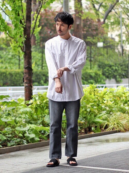 ジャーナルスタンダード メンズ Journal Standard 本社 Island Slipperのサンダルを使ったコーディネート Wear
