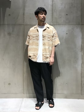 「COWDEN（カウデン）のアイテム」を使った、ジャーナルスタンダード メンズさん（メンズ・173cm）の夏コーディネート