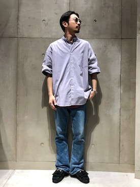 「Journal Standard TRISECT（トライセクト）のアイテム（パンツ）」を使った、ジャーナルスタンダード メンズさん（メンズ・177cm）の夏コーディネート