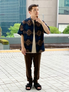 ジャーナルスタンダード メンズさん(メンズ・163cm)の夏コーディネート