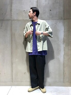 「ゆったりシルエット」｜ジャーナルスタンダード メンズさん（メンズ・177cm）の夏コーディネート