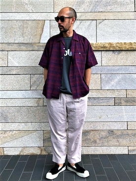 「TOAST（トースト）のアイテム」を使った、ジャーナルスタンダード メンズさん（メンズ・170cm）の夏コーディネート