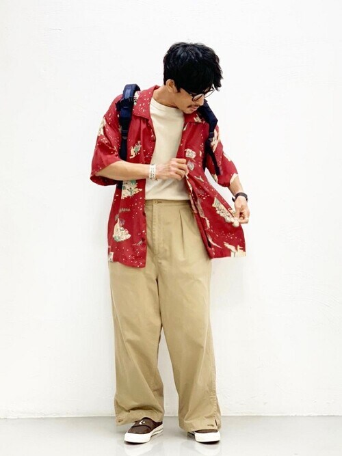 Porter Classic × JS 】SHOWFOLK ALOHA SHIRT（シャツ/ブラウス