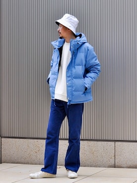 「JOURNAL STANDARD（ジャーナルスタンダード）のアイテム（帽子）」を使った、ジャーナルスタンダード メンズさん（メンズ・180cm）の冬コーディネート