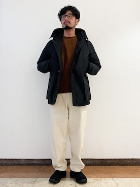 「WOOLRICH（ウールリッチ）のアイテム（ジャケット/アウター）」を使った、ジャーナルスタンダード メンズさん（メンズ・173cm）の冬コーディネート
