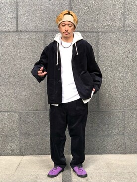CHAMPION ×JS /  WEAVE SNAP HOODED S