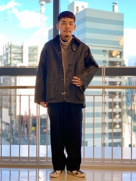 「JOURNAL STANDARD（ジャーナルスタンダード）のアイテム（セットアップ）」を使った、ジャーナルスタンダード メンズさん（メンズ・173cm）の冬コーディネート