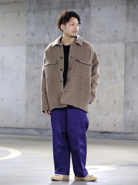 「Journal Standard TRISECT（トライセクト）のアイテム（ジャケット/アウター）」を使った、ジャーナルスタンダード メンズさん（メンズ・165cm）の冬コーディネート