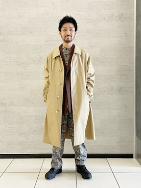 「JOURNAL STANDARD（ジャーナルスタンダード）のアイテム（セットアップ）」を使った、ジャーナルスタンダード メンズさん（メンズ・166cm）の春コーディネート