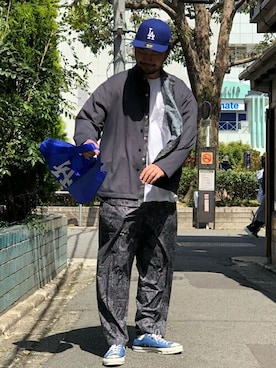「JOURNAL STANDARD（ジャーナルスタンダード）のアイテム（セットアップ）」を使った、ジャーナルスタンダード メンズさん（メンズ・178cm）の春コーディネート