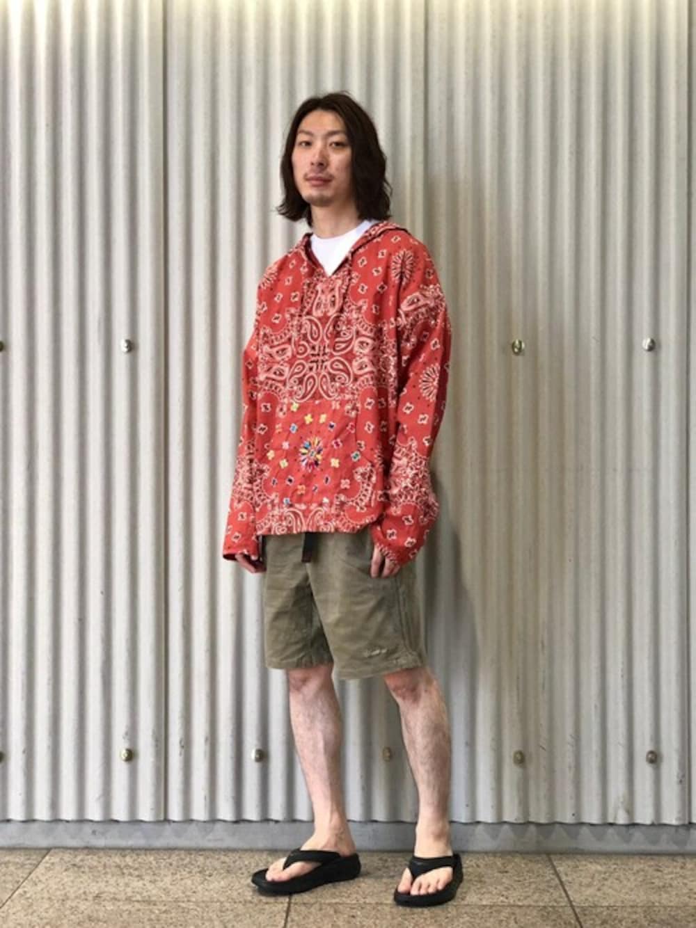 OAXACA×JS/オアハカ】別注 バンダナメキシカンパーカー oaxaca