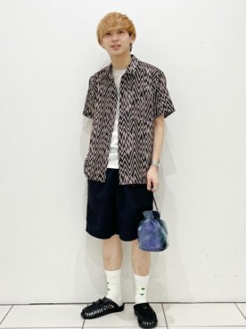 「SAVE KHAKI UNITED（セーブカーキユナイテッド）のアイテム」を使った、ジャーナルスタンダード メンズさん（メンズ・172cm）の春コーディネート