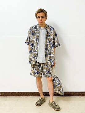 「JOURNAL STANDARD（ジャーナルスタンダード）のアイテム（セットアップ）」を使った、ジャーナルスタンダード メンズさん（メンズ・165cm）の春コーディネート