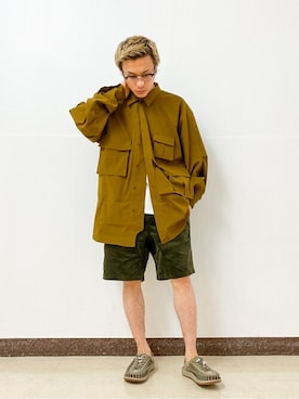 「KEEN（キーン）のアイテム（シューズ）」を使った、ジャーナルスタンダード メンズさん（メンズ・165cm）の夏コーディネート