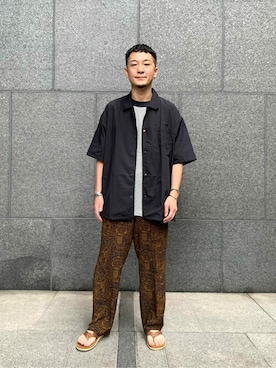 「Jams（ジャムス）のアイテム」を使った、ジャーナルスタンダード メンズさん（メンズ・172cm）の夏コーディネート