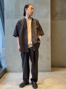 「KEEN（キーン）のアイテム（シューズ）」を使った、ジャーナルスタンダード メンズさん（メンズ・173cm）の夏コーディネート