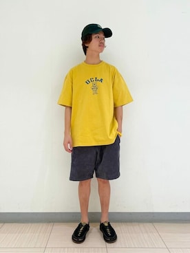 「KEEN（キーン）のアイテム（シューズ）」を使った、ジャーナルスタンダード メンズさん（メンズ・174cm）の夏コーディネート