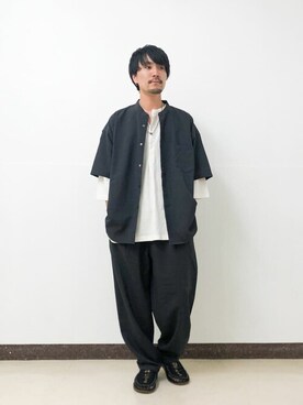 「KEEN（キーン）のアイテム（シューズ）」を使った、ジャーナルスタンダード メンズさん（メンズ・174cm）の夏コーディネート
