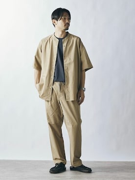 「KEEN（キーン）のアイテム（シューズ）」を使った、ジャーナルスタンダード メンズさん（メンズ・177cm）の夏コーディネート